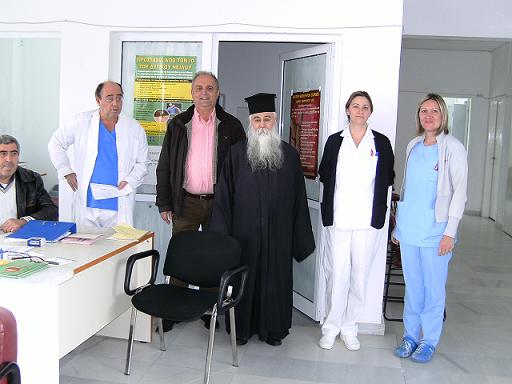 ΕΠΙΣΚΕΨΗ ΔΗΜΑΡΧΟΥ ΣΤΟ ΚΕΝΤΡΟ ΥΓΕΙΑΣ ΑΡΝΙΣΣΑΣ